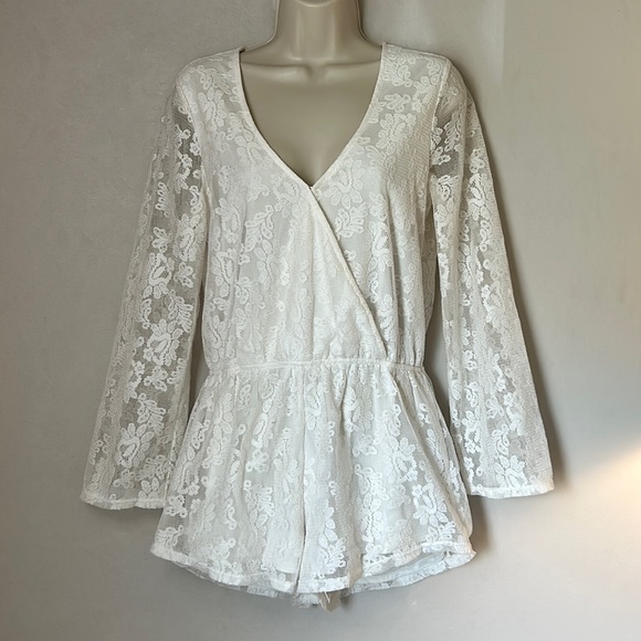 Express Pants - EXPRESS | ROMPER | SM PETITE | LACE | FULLY LINED